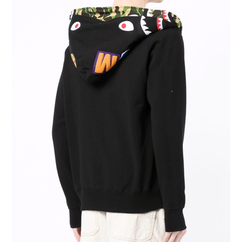 Bape camouflage full-zip hoodies 2 HOODS